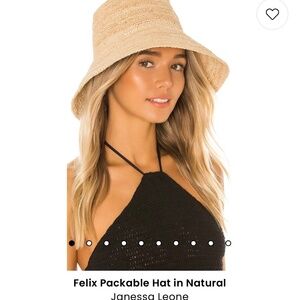 Janessa Leone Straw Hat (Felix) M